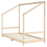 vidaXL Cadre de lit pour enfants 2x(90x200) cm bois de pin massif