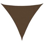 vidaXL Voile d'ombrage 160 g/m² Marron 3 6x3 6x3 6 m PEHD