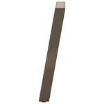 vidaXL Pieds de table à manger en forme de U  2 pièces  acier naturel  60 x (72-73) cm