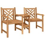 vidaXL Chaises de jardin et d'extérieur 152 x 63 x 89 cm