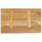 vidaXL Dessus de table à bord vivant 50x20x2 5 cm bois massif manguier