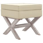 Tabouret de rangement 45 x 45 x 49 cm lin beige 02_0010937