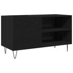 Meuble d'enregistrement vidaXL Chêne noir 84 5x38x48 cm Bois d'ingénierie