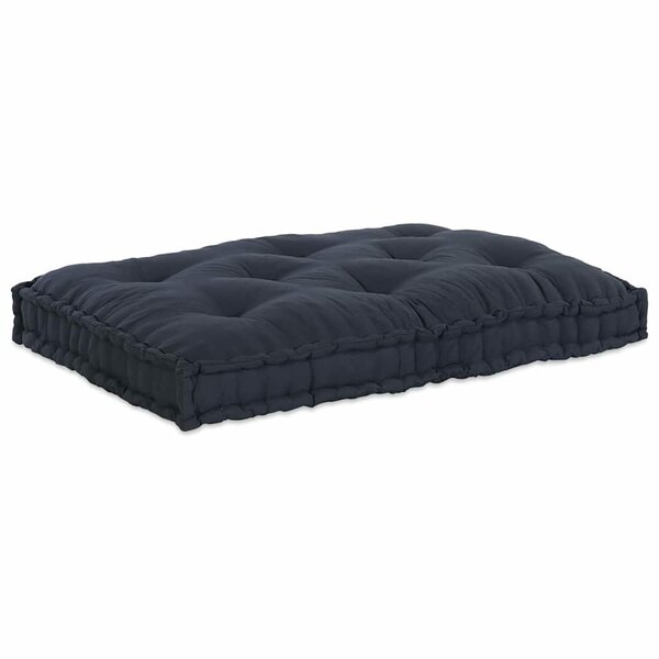 vidaXL Coussin de canapé sur palette Anthracite tissu