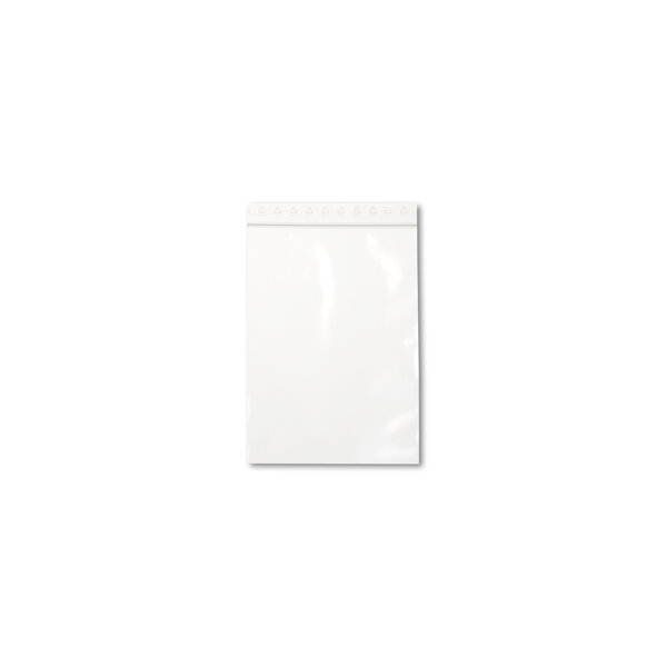 Lot de 100 sachets plastiques à fermeture zip 180x250mm très résistants 90µ