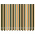 vidaXL Auvent Rétractable Vert et jaune 300 x 250 cm Tissu et Métal