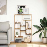 vidaXL Bibliothèque vieux bois 72x20x120 5 cm bois d'ingénierie