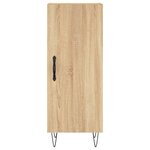 vidaXL Buffet Chêne sonoma 34 5x34x90 cm Bois d'ingénierie