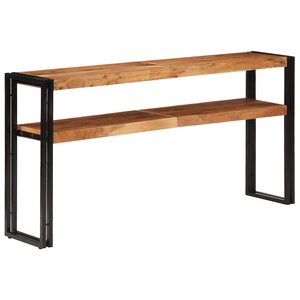 vidaXL Table console 150x30x75 cm Bois d'acacia solide