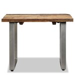 vidaXL Table basse Bois de récupération massif 55 x 55 x 40 cm