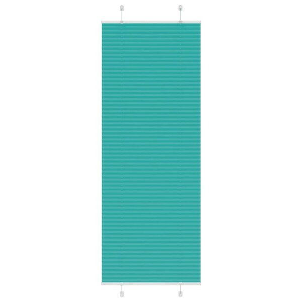 vidaXL Store plissé vert pétrole 70x200 cm largeur du tissu 69 4 cm