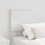 vidaXL Tête de lit Blanc Brillant 75 cm Bois d'ingénierie