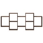 vidaXL Étagère murale chêne marron 159x18x65 cm bois d'ingénierie