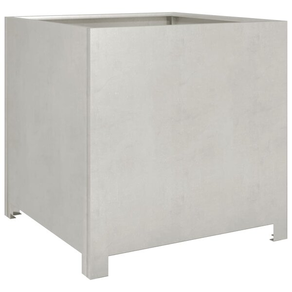 vidaXL Jardinière 50x50x50 cm acier inoxydable