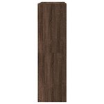 vidaXL Armoire à chaussures 2 tiroirs rabattables chêne marron