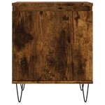 vidaXL Tables de chevet 2 Pièces chêne fumé 40x30x50 cm bois d'ingénierie