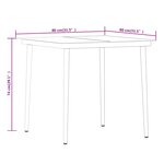 vidaXL Ensemble à manger de jardin avec coussins 3 Pièces Gris