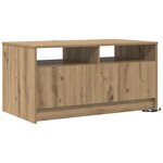 vidaXL Table basse Chêne artisan 90 x 50 x 45 cm Bois d'ingénierie