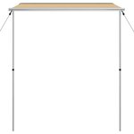 vidaXL Auvent de camping-car et caravane 2 4x2x2 15 m Beige