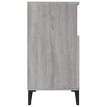 vidaXL Buffet Sonoma gris 60x35x70 cm Bois d'ingénierie