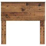 vidaXL Tête de lit Bois Ancien 90 cm Bois d'ingénierie