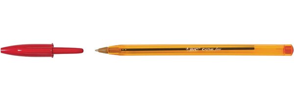 Stylo bille CRISTAL FINE Pointe Fine rouge BIC