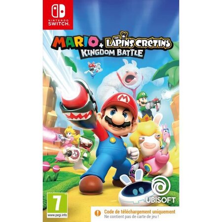 Mario + Les Lapins Crétins Kingdom Battle (Code dans la boite) Jeux Switch  - La Poste