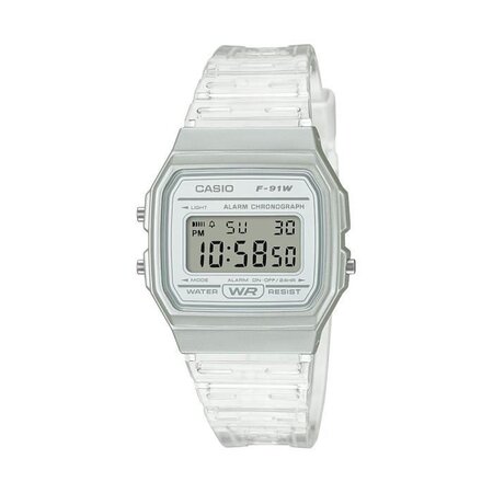 CASIO Collection Montre F-91WS-7EF chrono, alarme, calendrier auto