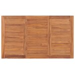 vidaXL Table Batavia 150x90x75 cm Bois de teck massif