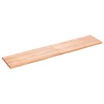 vidaXL Dessus de table bois massif traité bordure assortie