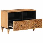 vidaXL Armoires de rangement avec tiroir Marron 70 x 33 5 x 46 cm