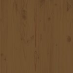 vidaXL Canapés centraux de jardin 2 Pièces marron miel bois de pin solide