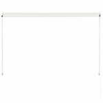 vidaXL Auvent rétractable 200x150 cm Crème