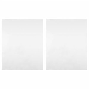 vidaXL Films de miroir 2 Pièces auto-adhésive 45x150 cm PET