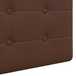 vidaXL Tête de lit suspendue Marron Simili cuir