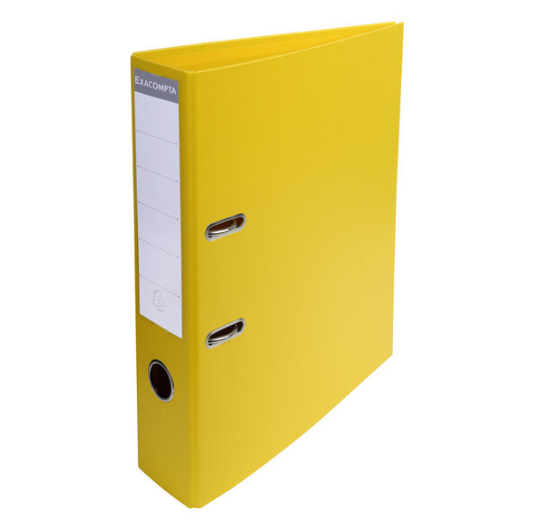 Classeur à levier EXP. PVC A4 D70 JAUNE A/PERFO x 50 EXACOMPTA