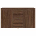 vidaXL Buffet Chêne marron 120 x 36 x 69 cm Bois d'ingénierie
