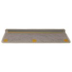 vidaXL Tapis d'escalier autocollants 30 Pièces 65x21x4 cm vert
