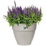 Pot de fleurs Rond VIBIA - Plastique Réservoir - Ø 35 - Blanc