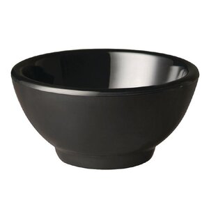 Bol rond en mélamine noir pure 90 mm - aps -  - mélamine x45mm