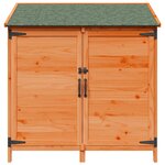 vidaXL Abri de jardin avec toit Marron 106 5 x 56 x 113 5 cm
