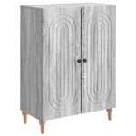 vidaXL Buffet Sonoma gris 66 x 34 5 x 90 cm Bois d'ingénierie