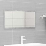 vidaXL Ensemble de meubles de salle de bain 2 Pièces gris béton