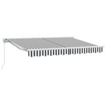 vidaXL Cadre d'auvent Anthracite et blanc 250 x 200 cm
