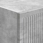 vidaXL Ensemble de Meubles 2 Pièces Gris béton 34 5 x 33 x 90 cm