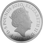 Pièce de monnaie en Argent 5 Pounds g 62.2 (2 oz) Millésime 2020 James Bond JAMES BOND