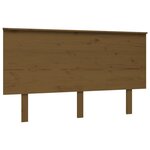 vidaXL Tête de lit Marron miel 139x6x82 5 cm Bois massif de pin