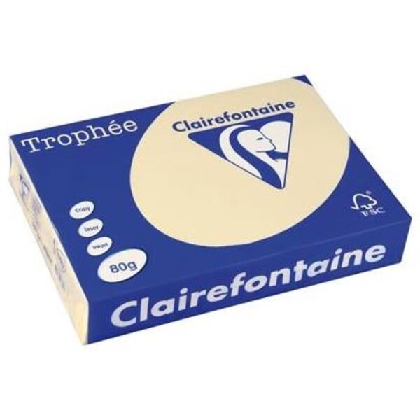 Ramette 500 Feuilles Papier 80g A3 420x297 mm Certifié FSC CHAMOIS TROPHÉE