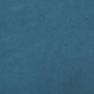 vidaXL Canapé à 2 places Bleu 120 cm Velours