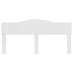 vidaXL Tête de lit Blanc 180 cm Bois d'ingénierie